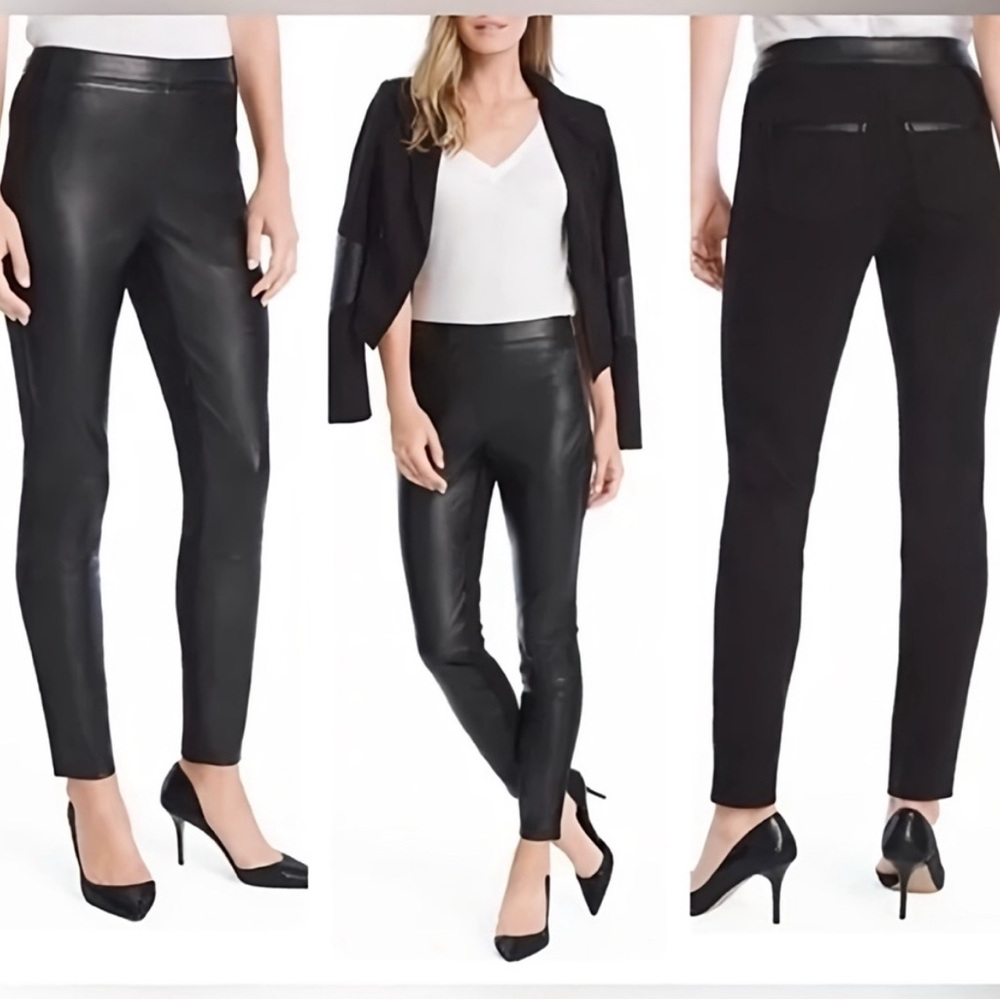 Women's White House Black Market Faux Leather Stretch leggings